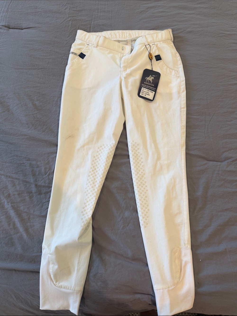 Kingston Men’s White Equestrian Breeches